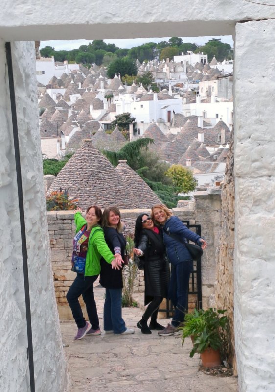 Alberobello u Italiji, truli kućice